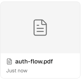 A Drive file with thumbnail and name